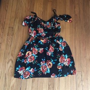 Floral Off-The-Shoulder Dress